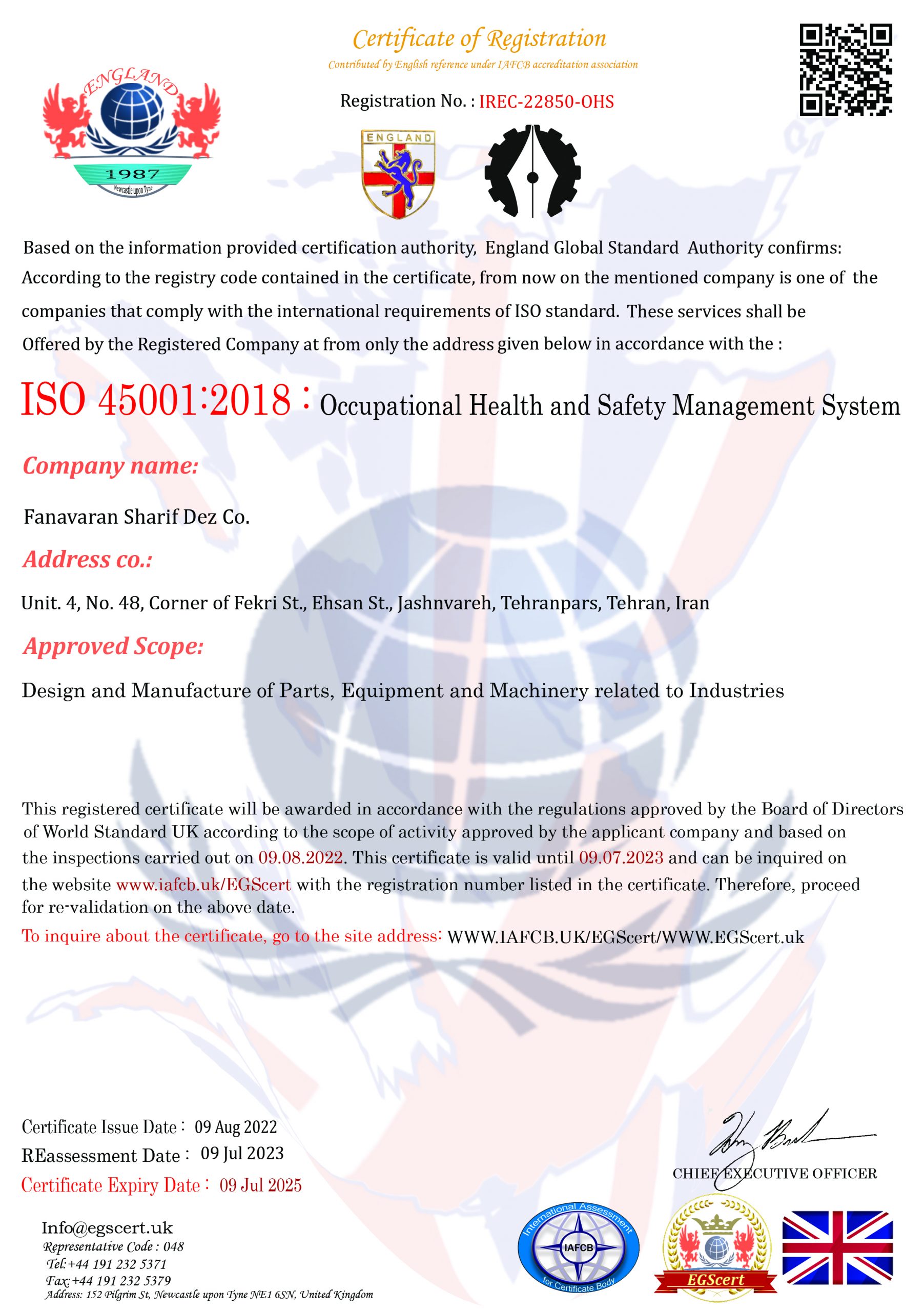 IREC-22850-OHS